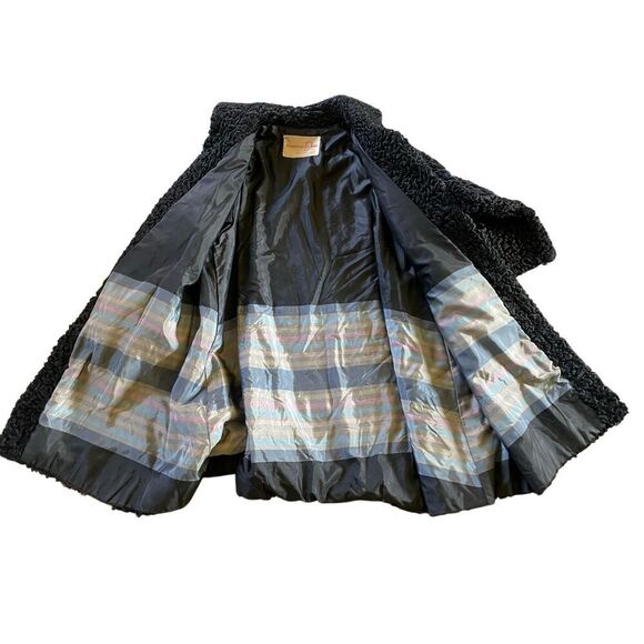 Lamb Fur 1960s Vintage Coat Jacket New York Classic size Medium - Picture 2 of 6